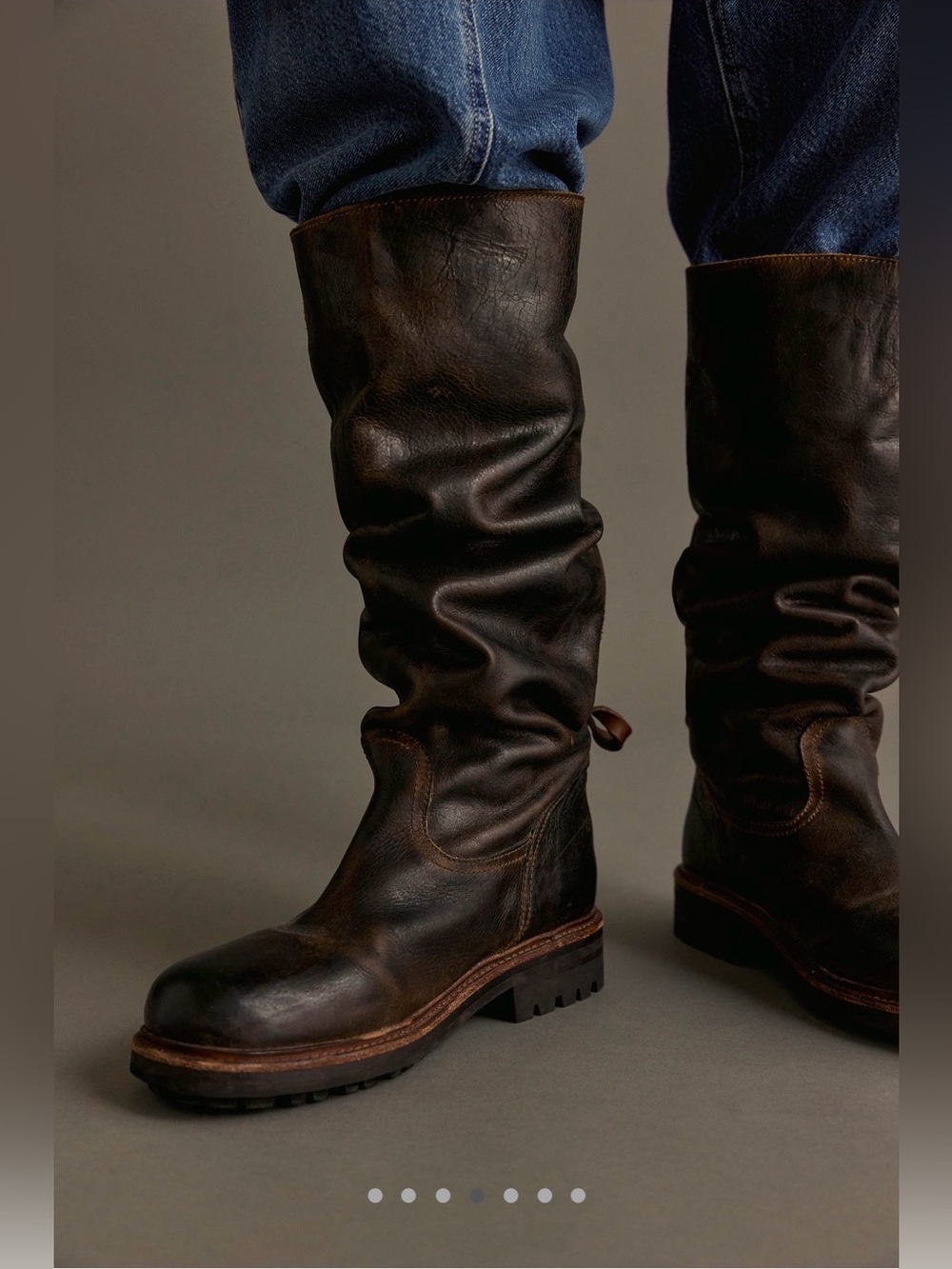We the Free Rapids Riding Boots / Size 7 / Dark Roast